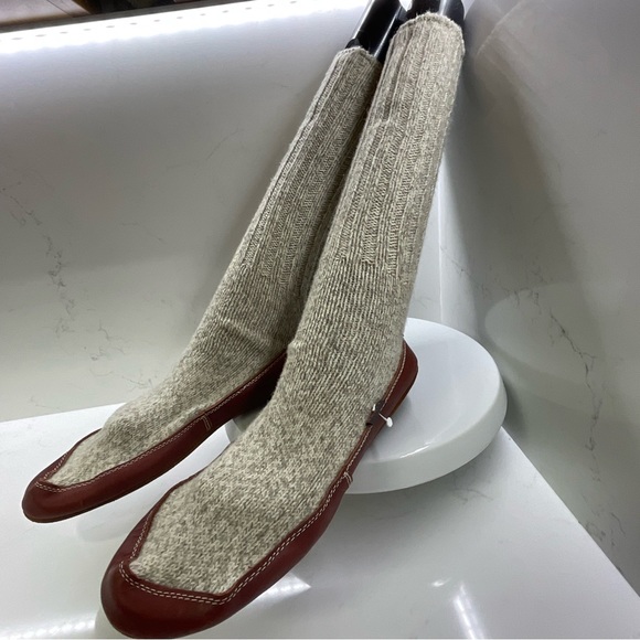 Acorn Comfort On Earth Gray Ragg Wool Leather Sole Slipper Socks 10.5-11.5 Men’s - Picture 7 of 9